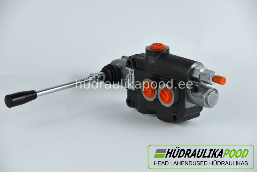Hüdrojaoti P80 1-sekts. Kahe poolse tööga vedruga tagast.siiber. Q=80L Pordid 1/2″sk