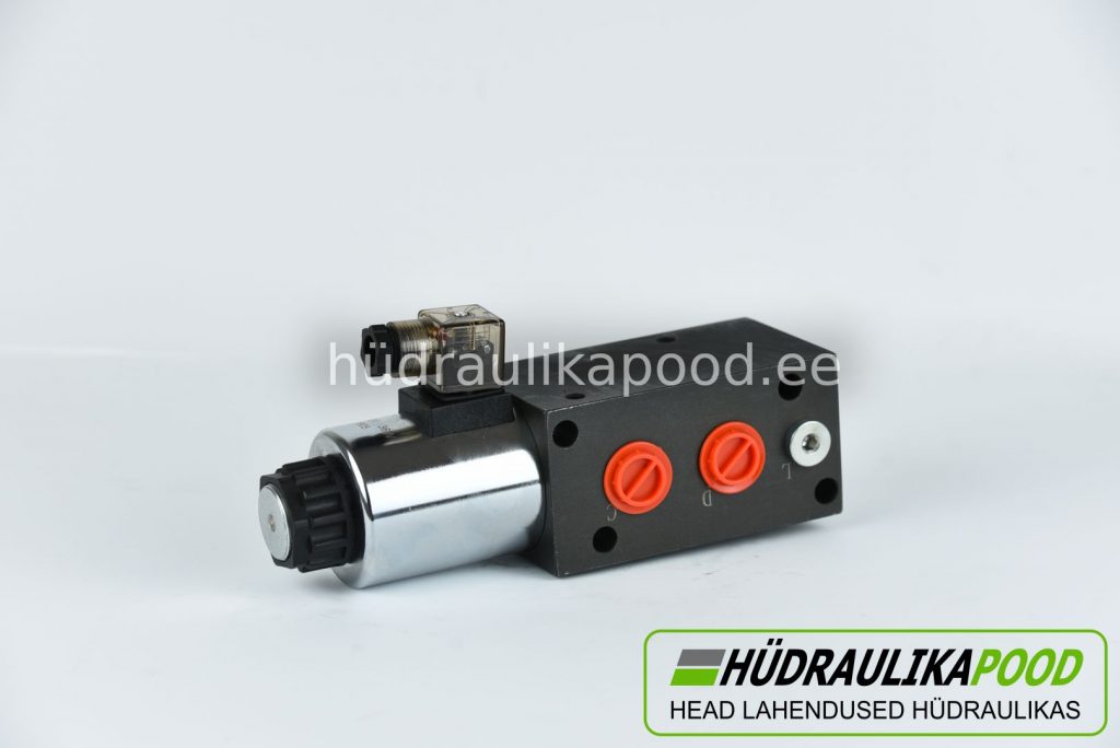 Stackable electrodirectional valve 6 ways 1/2", max 80 l/min, 12V DC